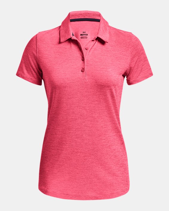 UA Playoff Poloshirt für Damen, Pink, pdpMainDesktop image number 4
